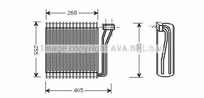 AVA QUALITY COOLING crv041 -  Испаритель, кондиционер